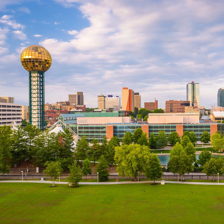 knoxville, TN, city skyline